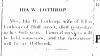 Ida W Lothrop Obituary, Quincy Evening Telegram, Monday May 17, 1920