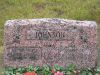 Robert E and Esther Jorge Johnson headstone