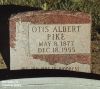 Otis Albert Pike headstone