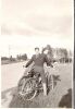 F G and Edith Johnson, bike in Wisconsin