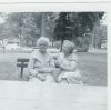 Anna Karr & Lily Jack on 26 Jul 1966 in Carol Park, Bay City, MI