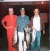 Three Bobs after fishing (Bob Johnson, Bob Merkel, Bob Krause), Summer '83